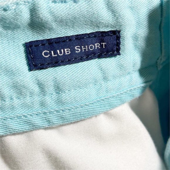 Vineyard Vines Turquoise Sharks Flat Front Shorts - Picture 5 of 9